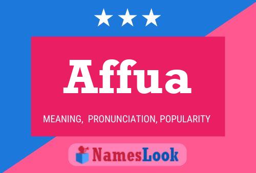 Affua Name Poster