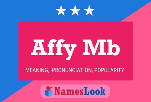 Affy Mb Name Poster