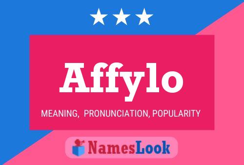 Affylo Name Poster