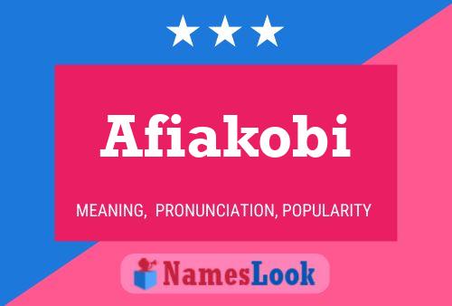 Afiakobi Name Poster