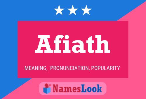 Afiath Name Poster