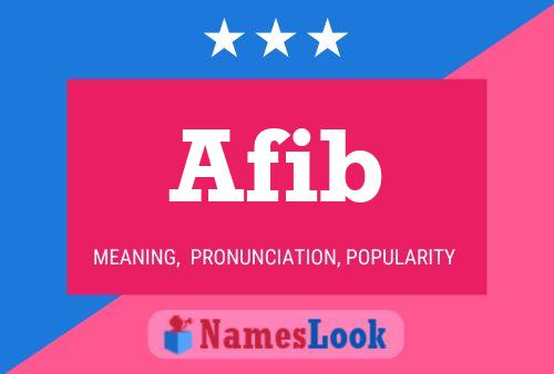 Afib Name Poster