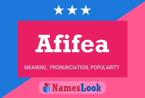 Afifea Name Poster