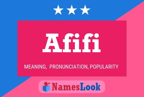 Afifi Name Poster