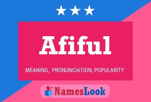 Afiful Name Poster