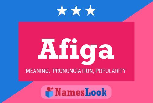 Afiga Name Poster