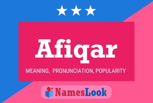 Afiqar Name Poster