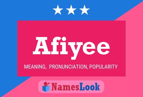 Afiyee Name Poster