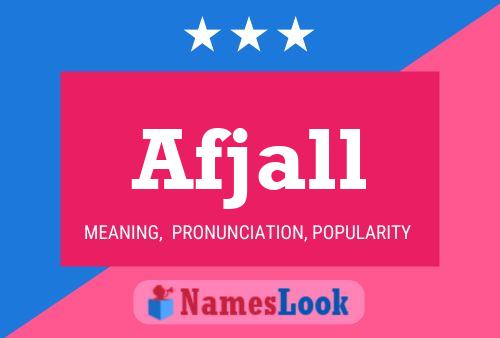 Afjall Name Poster