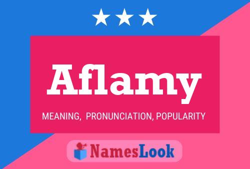 Aflamy Name Poster