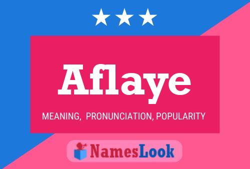 Aflaye Name Poster