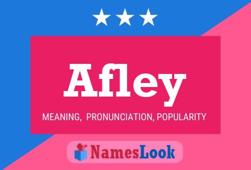 Afley Name Poster