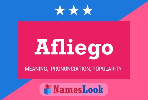 Afliego Name Poster