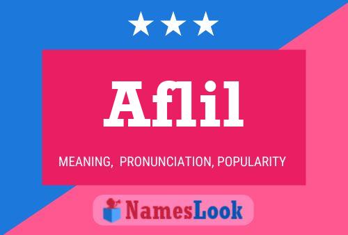 Aflil Name Poster