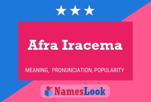 Afra Iracema Name Poster