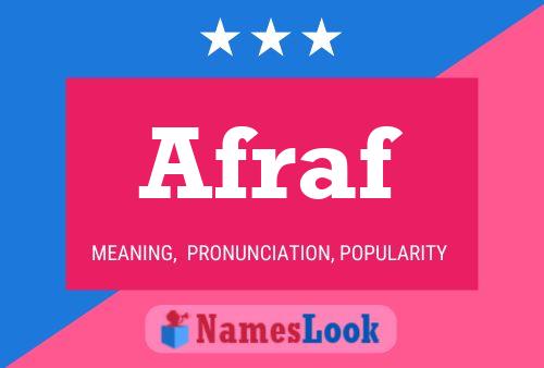 Afraf Name Poster