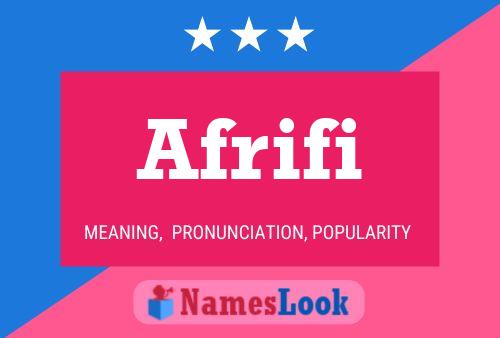 Afrifi Name Poster