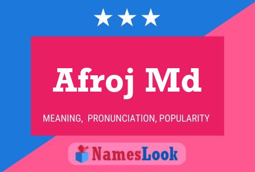 Afroj Md Name Poster