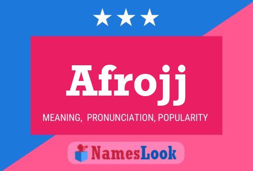 Afrojj Name Poster