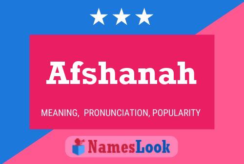 Afshanah Name Poster