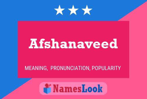 Afshanaveed Name Poster