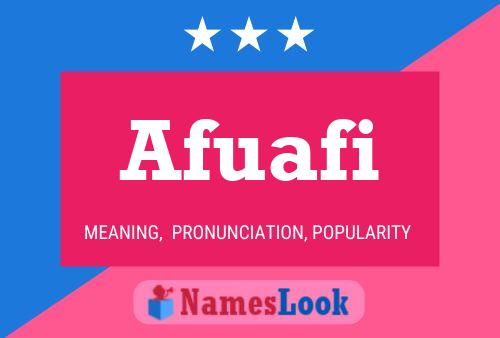 Afuafi Name Poster