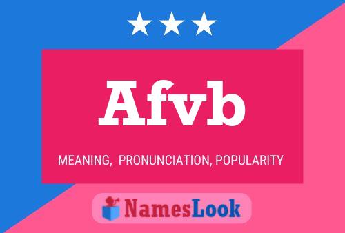 Afvb Name Poster