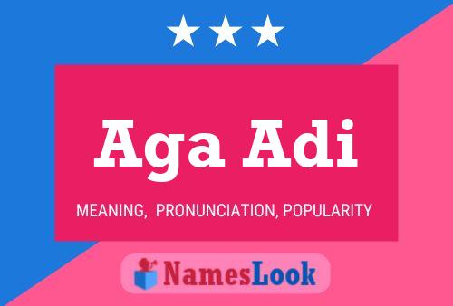 Aga Adi Name Poster