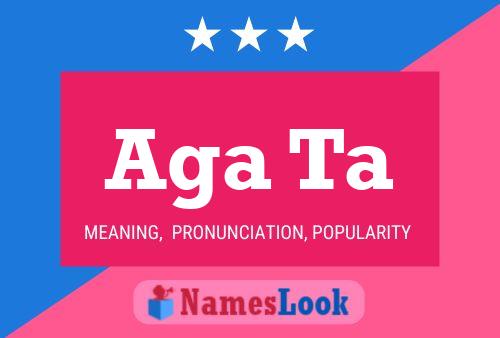 Aga Ta Name Poster