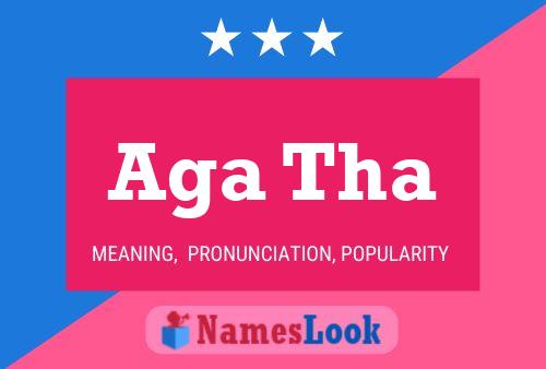 Aga Tha Name Poster