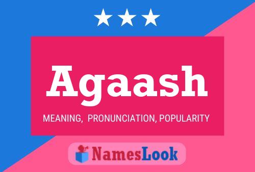 Agaash Name Poster