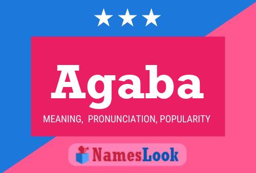 Agaba Name Poster