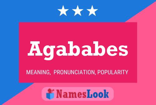 Agababes Name Poster