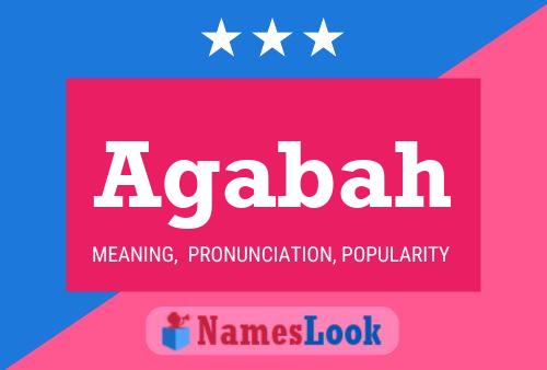 Agabah Name Poster