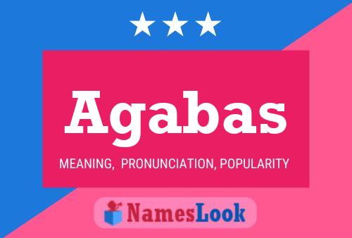 Agabas Name Poster