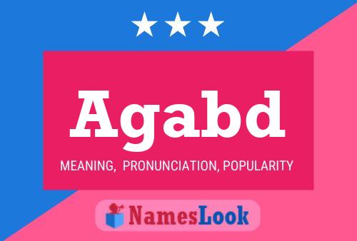 Agabd Name Poster