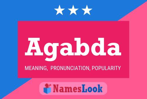 Agabda Name Poster