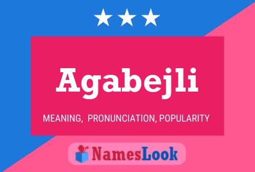 Agabejli Name Poster