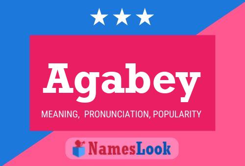 Agabey Name Poster