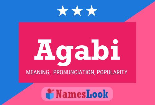 Agabi Name Poster