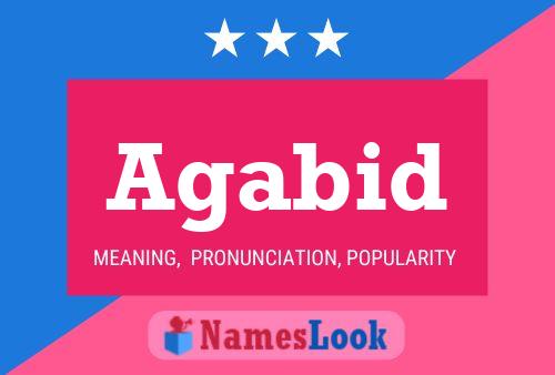 Agabid Name Poster