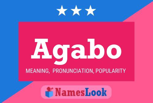 Agabo Name Poster