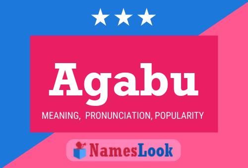 Agabu Name Poster