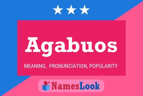 Agabuos Name Poster