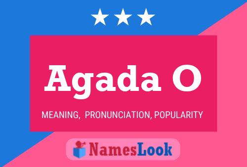 Agada O Name Poster