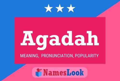 Agadah Name Poster