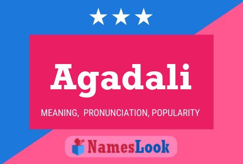 Agadali Name Poster