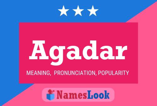 Agadar Name Poster