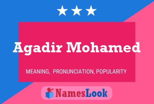 Agadir Mohamed Name Poster