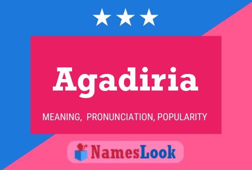 Agadiria Name Poster